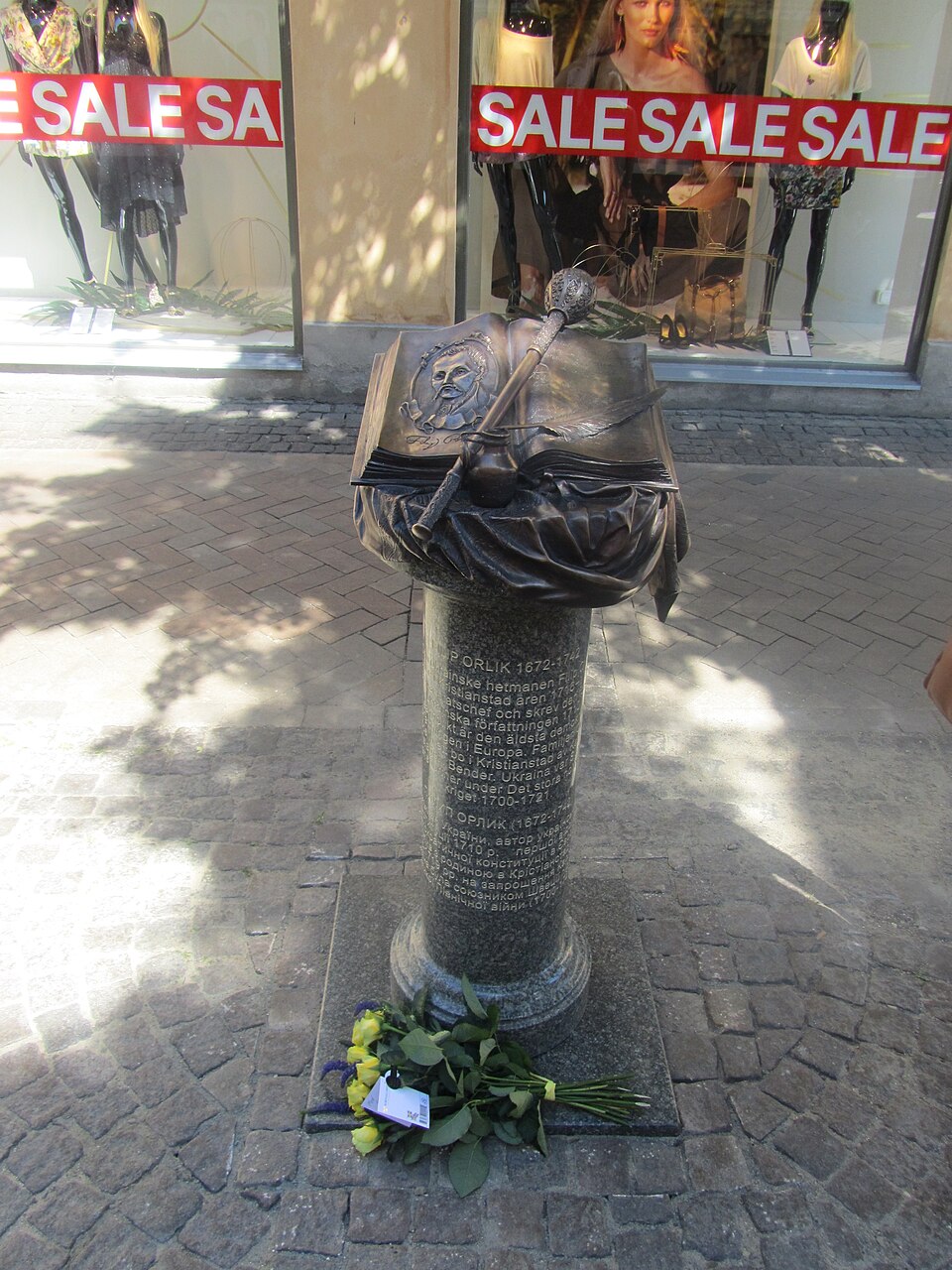 Памʼятник Орлику, Крістіанстад